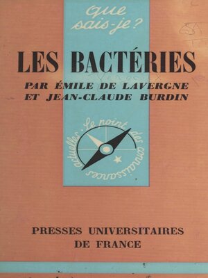 cover image of Les bactéries